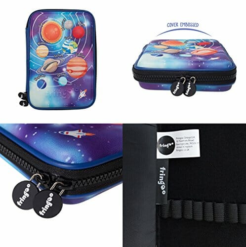 Fringoo - Piórnik dla dzieci - wielokolorowe wzornictwo Układu Słonecz - obrazek 8