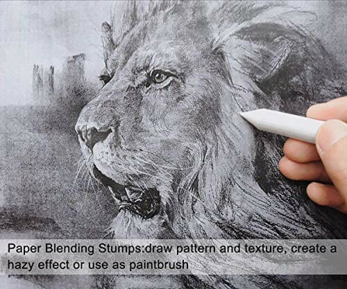 Zestaw kredek akwarelowych - 74 kolorowe kredek, piórnik, ołówki, grafitowe i węglowe - obrazek 2