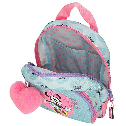 Disney Minnie My Happy Place Plecak Dzieci Niebieski 19x23x8 cms Poliester 3.5L - Mochila Guardería i Plecak przedszkola - obrazek 5