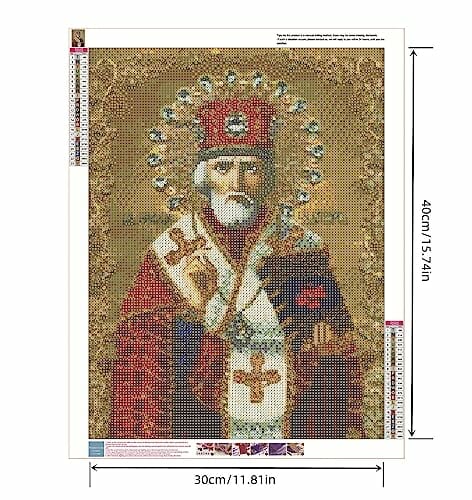 YSCOLOR Leader 2019 - Haft pełny diament religijne ikony - Zestawy do haftu krzyżykowego - DIY 5D diamentowy obraz - Dekoracja domu 30x40 cm - obrazek 7