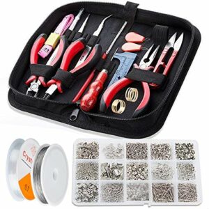 WinWonder Zestaw do wyrobu biżuterii, 1275 szt. Zestaw do wyszukiwania