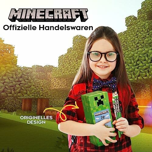 Minecraft Zestaw kredek do kolorowania dla dzieci, 72 kredki, zestaw d - obrazek 6