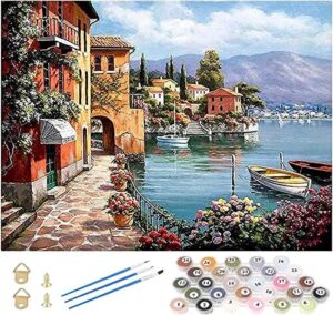 Zestawy malarskie według numerów dla dorosłych - obrazy olejne do dekoracji domu 16x20 cali (bez ramki)