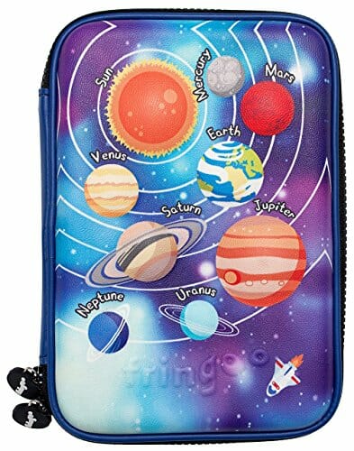 Fringoo - Piórnik dla dzieci - wielokolorowe wzornictwo Układu Słonecz