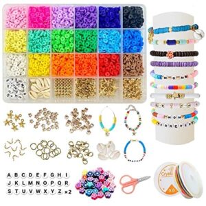 Gliniane Koraliki do Produkcji Biżuterii, Płaskie, z Gliny Polimerowej