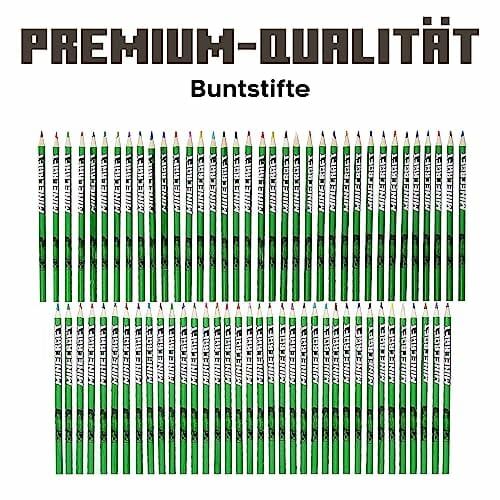 Minecraft Zestaw kredek do kolorowania dla dzieci, 72 kredki, zestaw d - obrazek 7