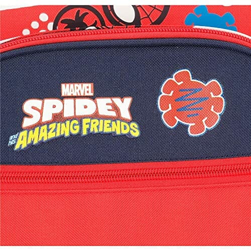 Plecak dziecięcy Marvel Spidey and Friends - Adaptacyjny, Czerwony, 21x25x10 cms, Poliester, 5,25L - obrazek 3