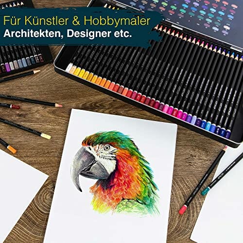 Artina Expertilo XL - zestaw 72 profesjonalnych kredek dla artystów do rysowania i malowania - obrazek 5