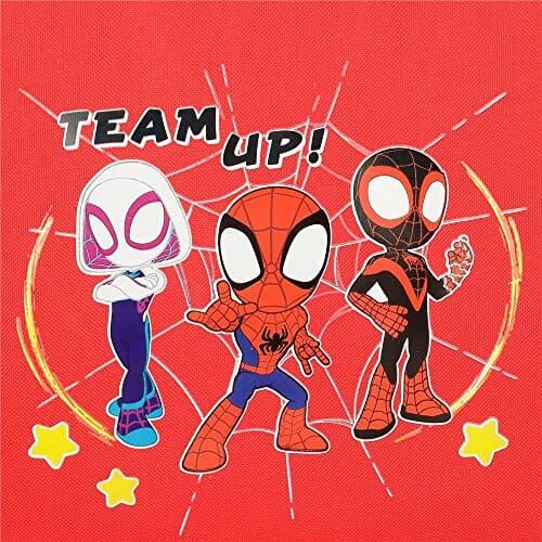 Plecak szkolny Marvel Spidey and Friends - Czerwony 30x40x13 cms Poliester 15.6L - obrazek 4