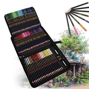 Profesjonalne kredki - zestaw 72 kredek z gładkimi pigmentami dla dorosłych, dzieci i studentów