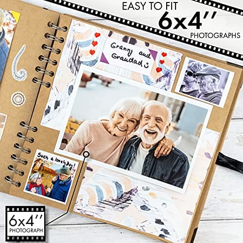 Bstorify Album fotograficzny do scrapbookingu, 60 stron (21 x 21 cm), - obrazek 5