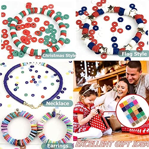 Gliniane Koraliki do Produkcji Biżuterii, Płaskie, z Gliny Polimerowej - obrazek 2