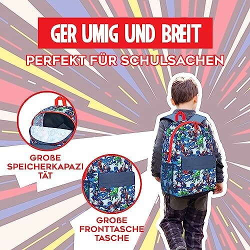 Marvel Plecak dla chłopców - Avengers i Spiderman | Plecaki szkolne dla dzieci - obrazek 5