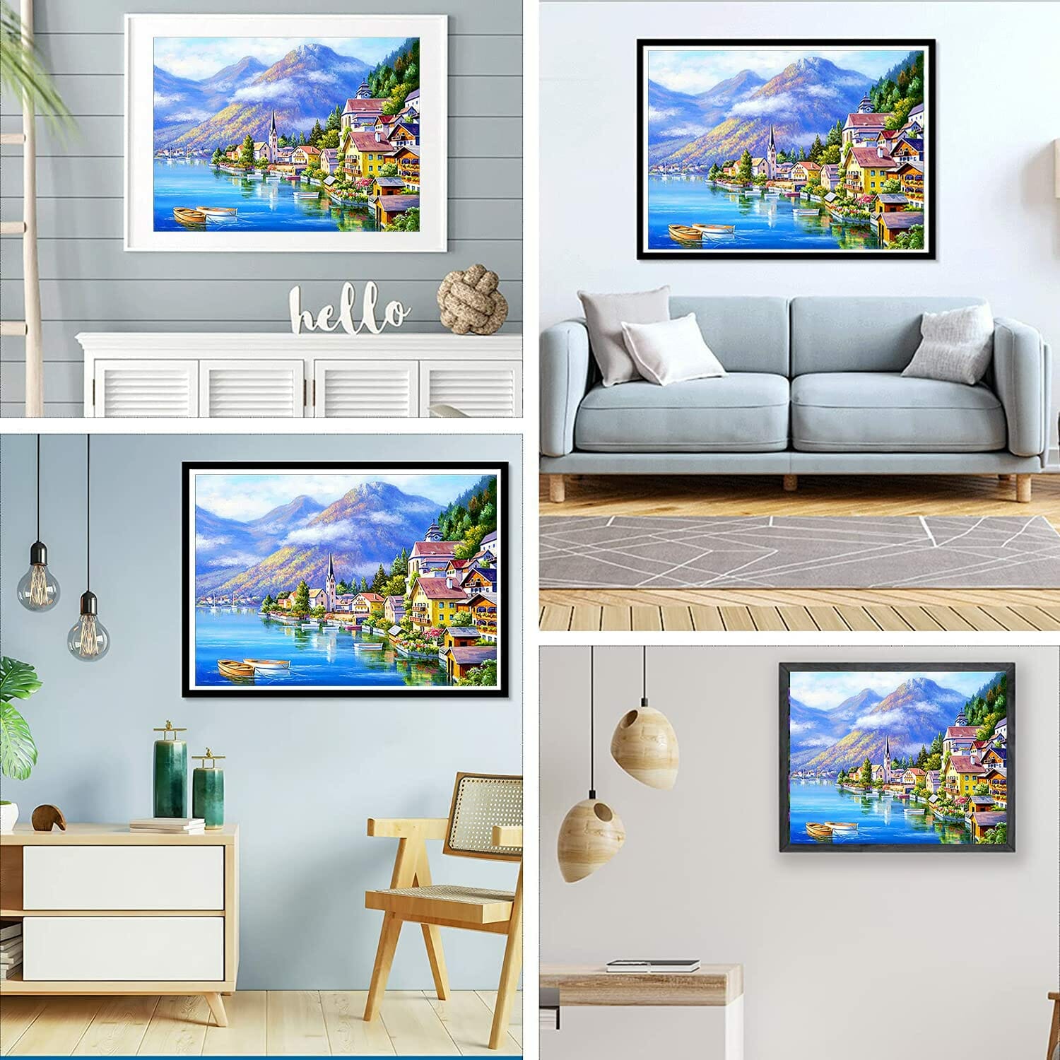 MXJSUA Obraz diamentowy 5D dla dzieci - Zrób to sam! Dekoracja ścienna 40x30 cm - obrazek 7