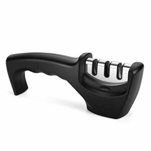 Ostrzałka do Noży Yisscen 3-Stopniowa: Pręty Diamentowe, Stal Wolframowo-Kardowa, Kamień Ceramiczny.