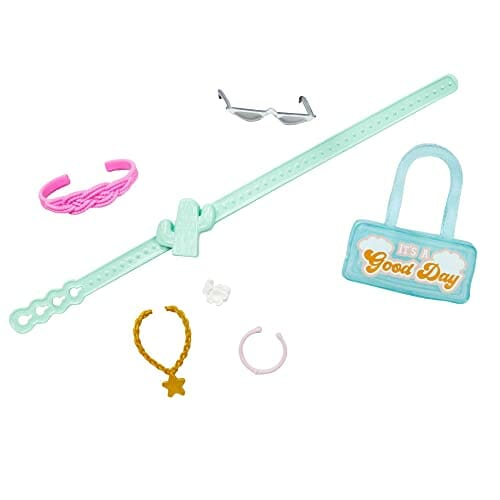 Barbie Lalka (brunetka) z włosami związanymi w kucyk, w różowym kombin - obrazek 5