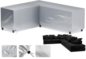 Pokrowiec na meble ogrodowe L-kształt 270x208x84 cm