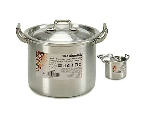 BigBuy Home S3602010 Aluminium, 16 X 14 X 18.5 Cm, Różne materiały, Wielobarwny