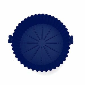 luftfritteuse matte silikon luftfritteuse kitchen silikonmatte für fritteuse silikonauflagen luftfritteuse ersatzmatte wiederverwendbares ersatzmatte dunkelblau