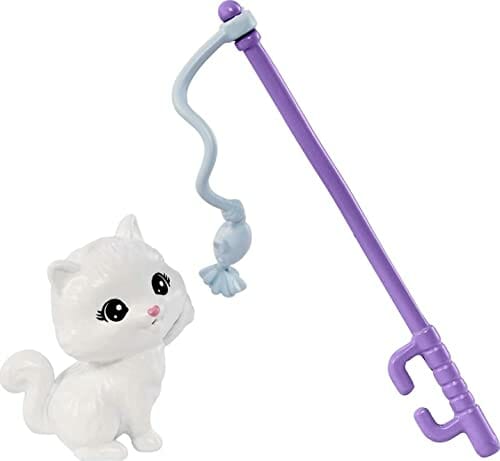 Zabawka dla Dzieci HHB70: Barbie Zabawa z Kotkami - Kocia Wieża z Lalką i Akcesoriami - obrazek 5