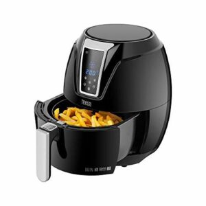 Teesa TSA8046 Heißluftfritteuse digital Air Fryer 3,2 L, 1400, Foam, 32 liters, schwarz