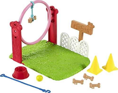 Barbie GTN62 - lalka karierowa Chelsea Blonde Chelsea i trener psów, z - obrazek 3