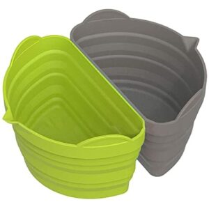 Podszewka rozdzielacza wolnego gotowania - silikonowy rozdzielacz kuchenny, nadaje się do powolnego gotowania 6 Qt, silikonowa wkładka odporna na wyciek wielokrotnego użytku