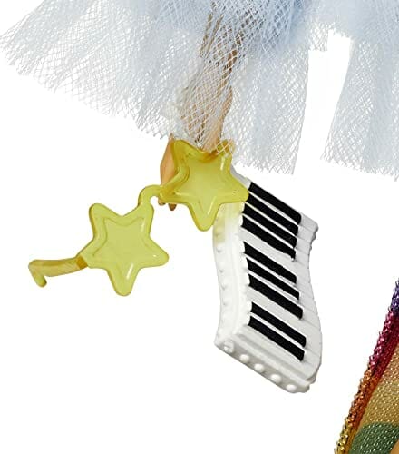 Barbie Extra Lalka z długimi brązowymi włosami ozdobionymi błyszczącym - obrazek 4