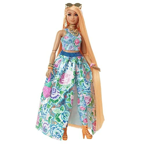 Barbie Extra Fancy Lalka z punktami zgięcia, bardzo długimi włosami, k - obrazek 6
