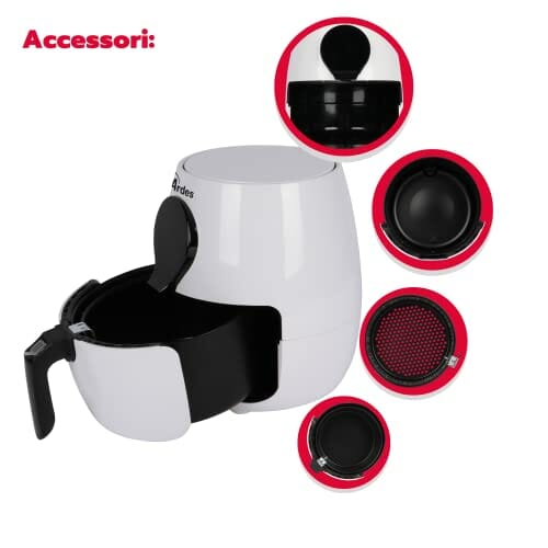 ARDES - ARAMFRY34 Heißluftfritteuse Fassungsvermögen 5 Liter Air Fryer Klein mit Touchscreen-Digitalanzeige und Timer 60 Minuten Technologie Rapid Air Modell Friggisaba Maxi - obrazek 6