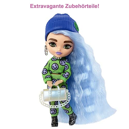 Barbie Extra Mała Lalka #3 14 cm + Prezent dla Dzieci 3+ HGP65 - obrazek 4