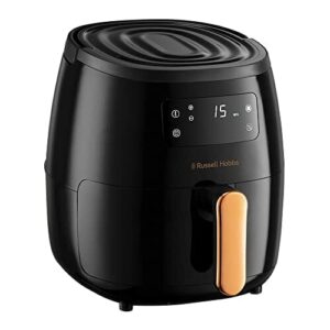 Russell Hobbs Heißluftfritteuse XL 5l [7 Kochfunktionen] AirFryer (spülmaschinenfest, Timer&Temperaturregelung 80°-200°C, Touchscreen, Fritteuse ohne Öl, Grillen, Backen, Braten etc) SatisFry 26510-56