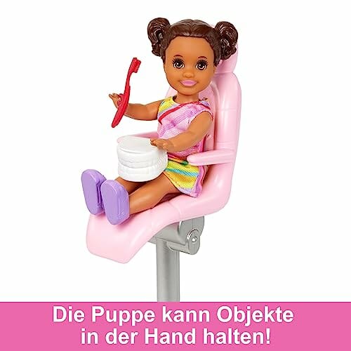 Barbie Linia Kariera Dentystka Zestaw z lalką i akcesoriami, HKT69 - obrazek 4