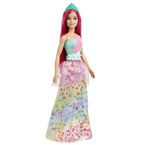 Barbie Dreamtopia Lalka księżniczka (ciemnoróżowe włosy) z błyszczącym - obrazek 5
