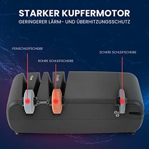 "2-Stopniowa Elektryczna Ostrzałka do Noży - Wielofunkcyjna, Do Domu" - obrazek 5