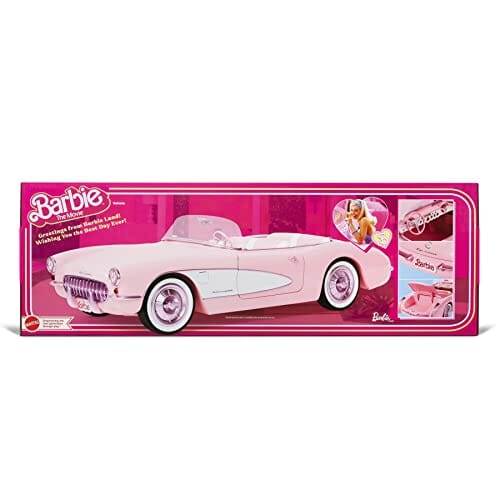 Barbie Filmowy kabriolet Deluxe Różowe auto Corvette inspirowane filme - obrazek 2