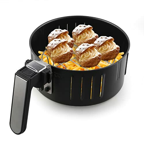 Heißluftfritteuse, Uten 4,5L Fritteuse Airfryer XL Aerofryer mit Digitalem Display, 7 Programms, Touch-Control-Sensor und Rapid-Air-Umluft Technologie, Antihaftkorb, 1500W - obrazek 2