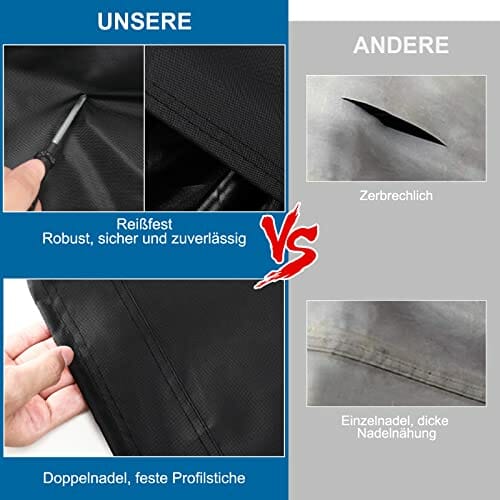 RATEL Pokrowiec na stół i krzesła, wodoszczelny, wiatroszczelny (242 x 162 x 100 cm) - obrazek 5