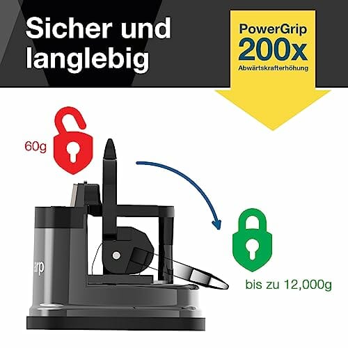 AnySharp Pro metalowa ostrzałka do noży z przyssawką, Szary - obrazek 7