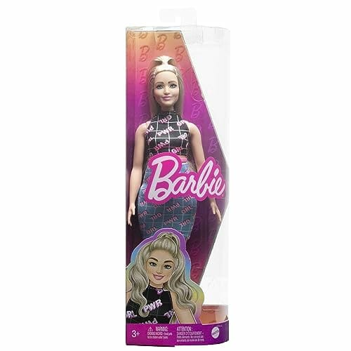 Barbie Fashionistas Lalka (blondynka) o krągłych kształtach w stroju z - obrazek 2