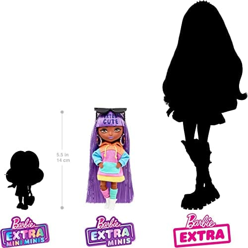 "Barbie Extra Mała Lalka #8 - Zabawka dla Dzieci od 3 Lat, HJK67" - obrazek 2