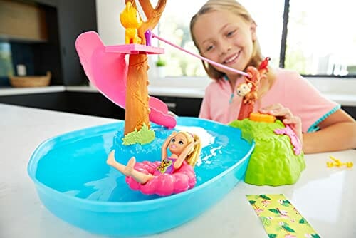 Barbie and Chelsea The Lost Birthday Splashtastic Pool Surprise Playse - obrazek 8