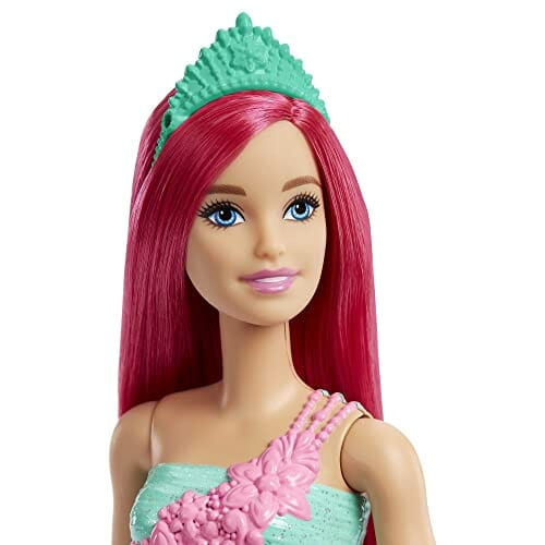 Barbie Dreamtopia Lalka księżniczka (ciemnoróżowe włosy) z błyszczącym - obrazek 4