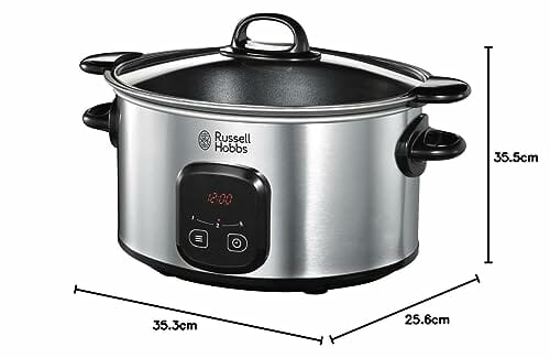 Russell Hobbs wolnowar, 3 ustawienia temperatury, cyfrowy ekran, pojem - obrazek 2