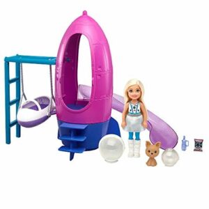 Barbie Space Discovery Chelsea lalka i rakieta - zestaw do zabawy z sz