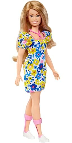 Lalka Barbie Fashionistas #208 z NDSS HJT05 - Kwiecista Sukienka!