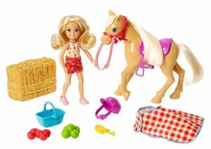 Barbie GFF50 - "Zabawa w gospodarstwie rolnym" Chelsea i kucyk, zabawk
