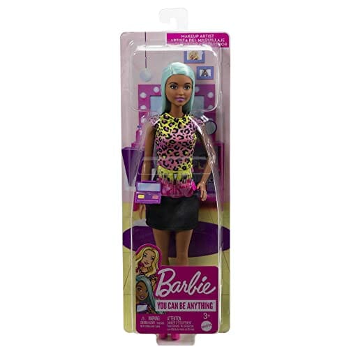 Barbie Makijażystka Linia Kariera Lalka z paletą i pędzelkiem, HKT66 - obrazek 2