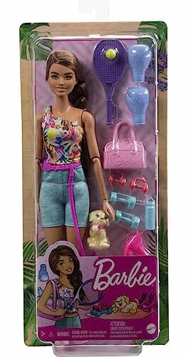 "Zabawki dla 3-latków: Barbie HKT91, Piesek, Fitness, Pielęgnacja, Rolki, Tenis" - obrazek 2