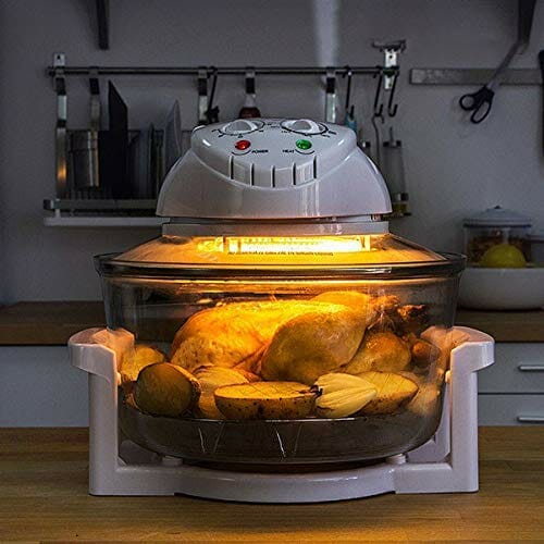 Cecotec Combi Grill Tischkonvektionsofen. Mehrfunktion, Temperatur bis zu 250 ºC, 60 Minuten Timer, Verlängerungsring für mehr Fassungsvermögen (19 L), 1300 W., Weiß - obrazek 5